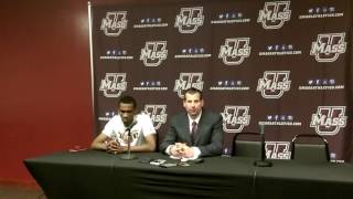 UMass postgame after La Salle 2