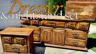 FURNITURE MAKEOVER | Transforming a dated dresser, things went left