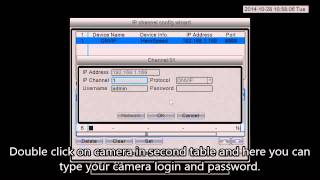 Falcon NVR IPCAM Configuration