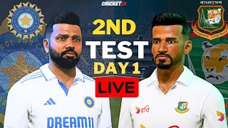 India vs Bangladesh 2024 2nd Test Match Day 1 - Cricket 24 Live - Shree Gamerz