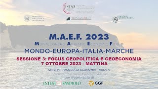 MAEF - 2023 - FOCUS GEOPOLITICA E GEOECONOMIA