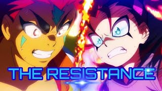 Beyblade burst dynamite Battle video musical 🎶 the resistanse (skillet)