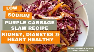 Refreshing Purple Cabbage Slaw Recipe: Easy & Healthy