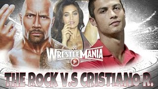 WWE 2K15 The Rock Vs Cristiano Ronaldo - Wrestlemania