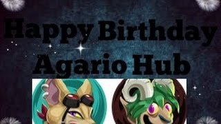 Happy Birthday Agario hub | Teaming with a fan