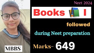 Books 📚which I followed during my Neet preparation🔥|| Neet 2024 strategy score 650+💯