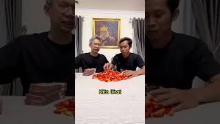 Mukbang cabe dengan pak yudis