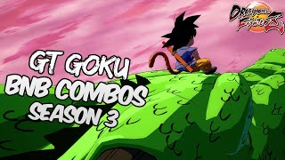 [OUTDATED] DBFZ 1.23 Goku (GT) BnB / Advanced Combos | DRAGON BALL FighterZ