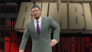 WWE 2k15 Showcase:Hustal Loyalty Disrespect #17:The Rock vs CM Punk(Royal Rumble 2013)