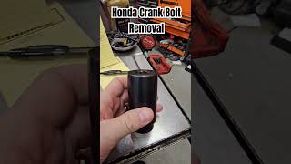 Best way to Remove Honda Crank Bolt https://amzn.to/4998MTg #mechanic