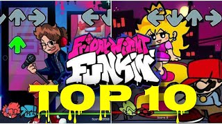 TOP 10 FNF - DESENHOS