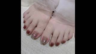 Glorious Collection Of Toe Nail Colors And Ring Designs For Brides