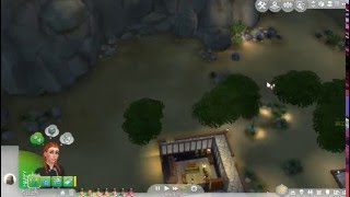 Sims 4 asluym challange part 34  caves and fish