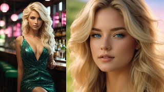 The MOST BEAUTIFUL blonde AI models | AI Art Lookbook | AI Beauty and Art