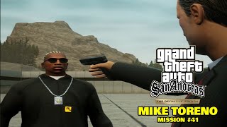 "Mike Toreno"  Mission #41 • GTA San Andreas The Definitive Edition Gameplay