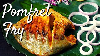 Pomfret fish fry