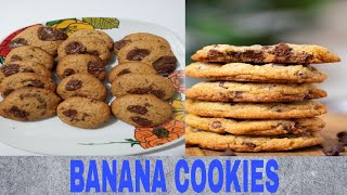 BANANA CHOCOLATE CHIP COOKIES | COOKING 03 | DJ YHANG