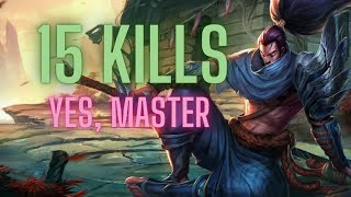 Yasuo VS Malzahar (15 kills)