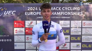 #EuroTrack24 Jun/U23 | Noah Vandenbranden interview