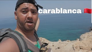 رد فعل جزائري🇩🇿 في المغرب 🇲🇦علي اجمل شاطىء يمكن تزورو في شمال المملكة carablanca😯