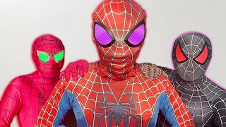 TEAM SPIDER MAN vs BAD GUY TEAM | Are You VENOM ? No Red ( Live Action ) - Fun FLife TV