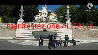 ALITALIA - IN PIAZZA DEL POPOLO - Roma 5 maggio 2021