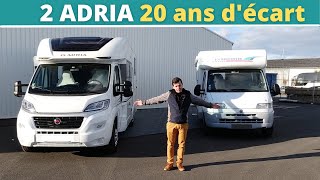 Le MATCH ! COMPARAISON & VISITE CAMPING CAR ADRIA année 2000 VS année 2022 ! *Instant Camping-Car*