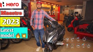 New hero maestro Edge connect 2023 || New changes All features, mileage, price| Full review in Hindi