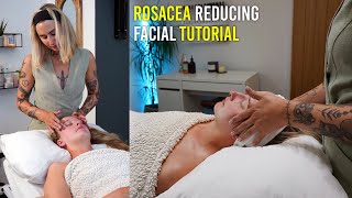 Facial Massage Tutorial To Help Reduce Rosacea (Red Skin)