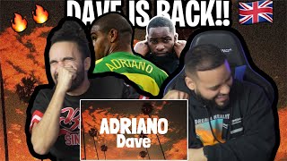 WE NEEDED THIS NEW DAVE TRACK!!! | AMERICANS Reacts to Dave - Adriano | Energetic Reaction!!!