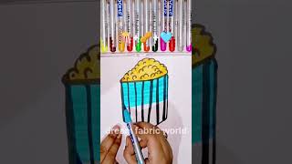 🍿+🥜+🩵=??satisfying art#shortsfeed#mixemoji#emojichallenge#viralshorts#trending#satisfyingart#viral