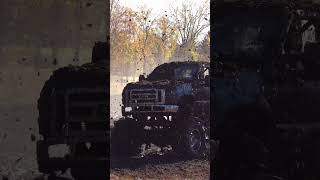 Ford Blower Engine ripping the pit.. #GripNripClips #mudbog #trucks #mudding #mudtrucks