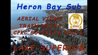 Trains on the CPKC Heron Bay Sub ~ February 2024 in Ontario, Canada