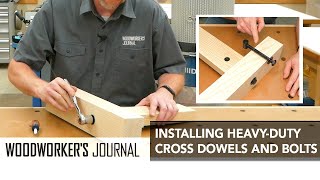 Installing Heavy Cross Dowel and Bolts