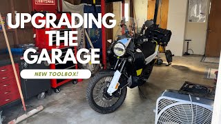 Garage cleanup | New Craftsman tool box!