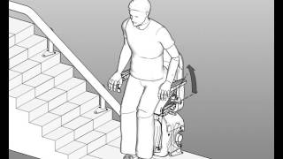 Handicare Stairlifts: Active Seat Option for Freecurve Stair Lift