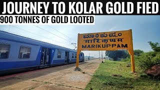 Train to KGF *900 Tonnes of Gold* | KR Puram to Marikuppam Journey Coverage |