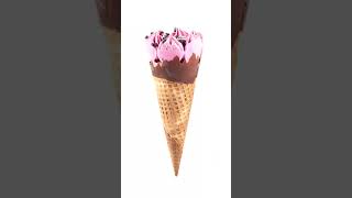 Strawberry with Chocolate Icecream 🍓🍦🍫🍦🍓🍫  |#strawberry #chocolate #icecream #pink #brown|  The DRVL