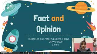 TOPIC 12 FACT and OPINIONS // ASFARINA BARIRA SALMA