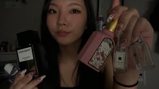 asmr- lil aggressive perfume shop rp ( tapping+lid sounds)