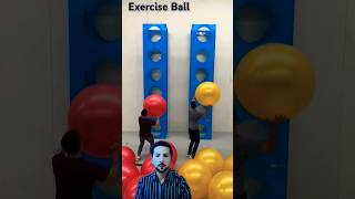 Exercise Ball Racing Is Awesome#shorts #exercise #funny