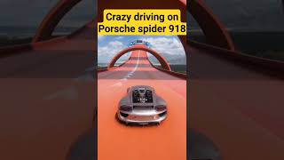 Crazy driving on Porsche spider 918 #forza #xbox #shortvideo #crazy #forzahorizon5 #shorts #short