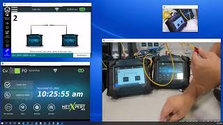 NetXpert XG2 Fiber Qualification with BERT (bit error rate test)