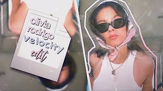 Olivia Rodrigo velocity edit | my first velocity!