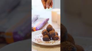 Chocolate Ladoo using Britannia Bourbon |  Instant Festive Recipes | Britannia SnackInc. #Shorts