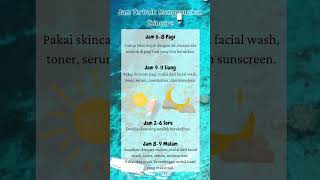 Jam memakai skincare #shorts #skincare