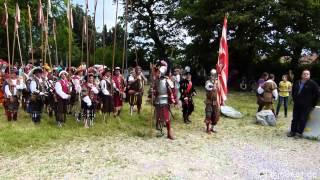 Frundsbergfest Mindelheim 2015 - Auszug der Fähnlein vom Schlachtgelände [Sa. 27.06.2015]