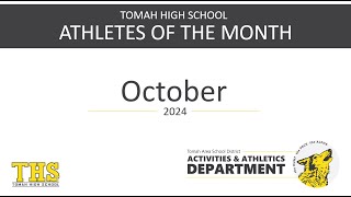 TASD Athletes of the Month October 2024