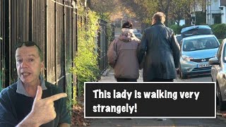 Why this 65yr old lady walks strangely.....