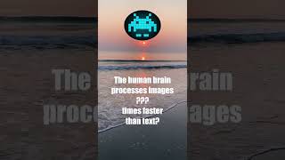 The human brain, images versus text... #shorts #RapstersTechHangout